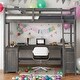 preview thumbnail 18 of 32, Full Size Loft Bed with U-shaped Desk,Drawers and Storage Shelves and Sturdy Wood Frame for Bedroom Antique Brown