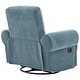 preview thumbnail 15 of 75, Christopher Knight Home - Thorne Chenille Swivel Recliner Rocker Chair with Adjustable Backrest