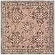 preview thumbnail 14 of 16, SAFAVIEH Handmade Trace Nydia Oriental Wool Rug 6' Square - Black/Red - Square