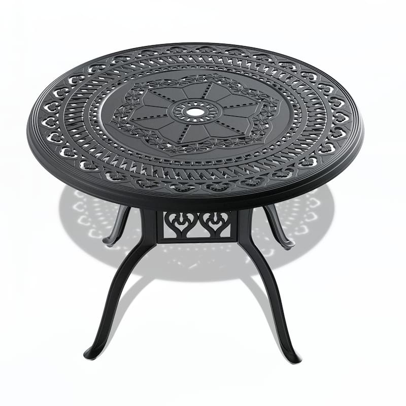 Cast Aluminum Patio Dining Table