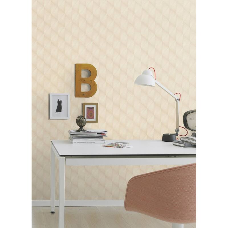 Advantage Miro Taupe Geo Wallpaper