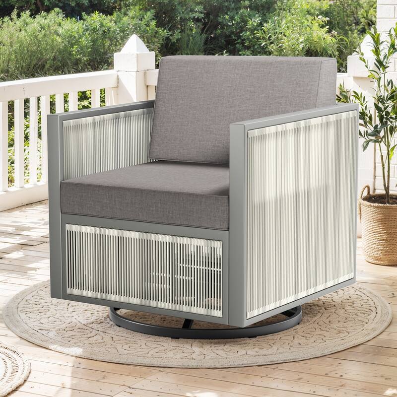 1 Piece Wicker Rocking Chair Swivel Chairs