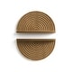 preview thumbnail 7 of 5, Brown Boho Arched Lunar Ledges 2 Piece Floating Wall Shelf 12x6 - 6.62" H x 11.75" L x 5" D