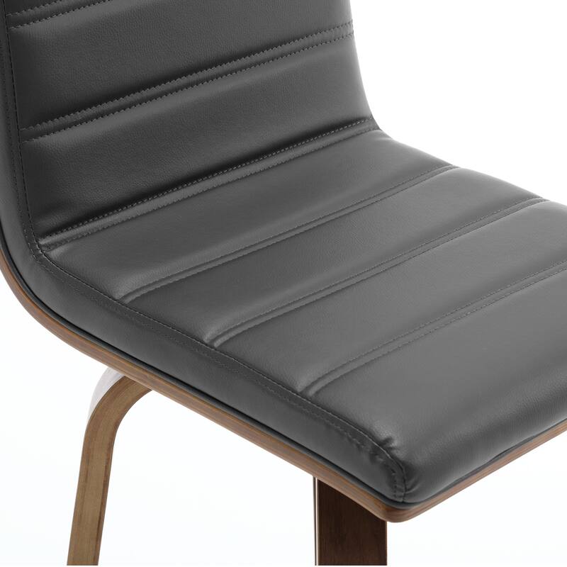 Faux Leather Upholstered Swivel Bar Stools, Counter Stool
