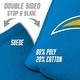 preview thumbnail 3 of 3, Los Angeles Chargers NFL Dual Sided Pro Stop & Slide Cornhole Bags