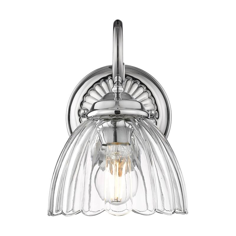 Golden Lighting Audra 1-light Wall Sconce in Chrome