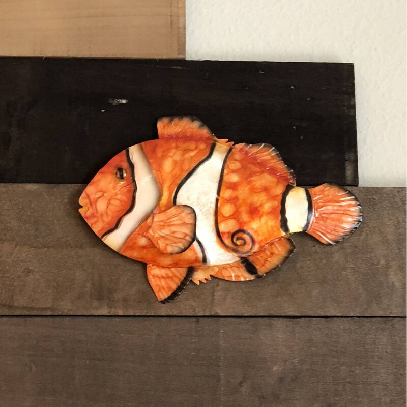 Clown Fish Wall Decor - 1 x 9 x 6