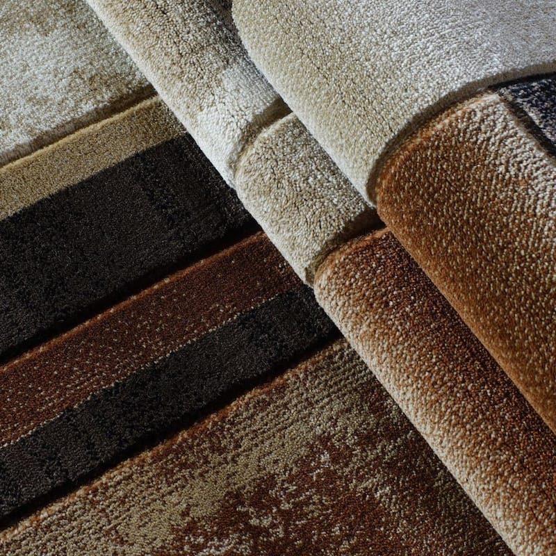Modern Geometric Abstract Multicolor Area Rug