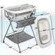 preview thumbnail 5 of 3, SquishSplash Collapsible Baby Bath and Folding Stand - Gray