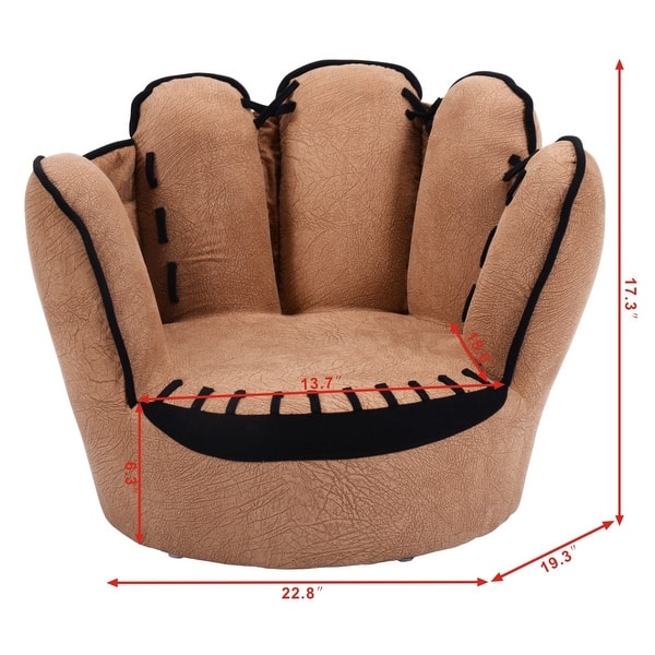 Kids Armrest Sofa Five Finger Children Leisure Upholstered Chair