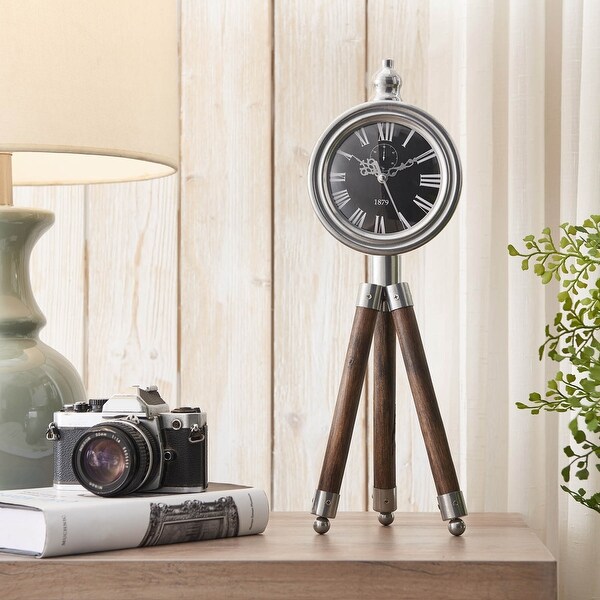 Tripod Timepiece Decor. Opens flyout.