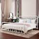 Alazyhome Simple Vintage Metal Platform Bed Frame, Easy-Assembly