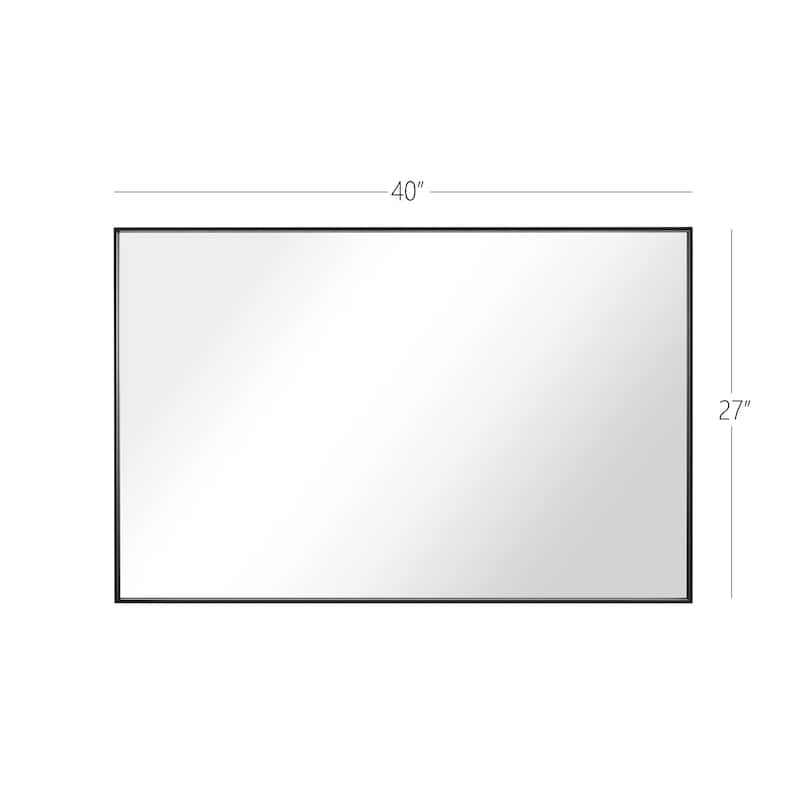Rectangle Aluminum Framed Wall Mirror Bathroom Vanity Mirror