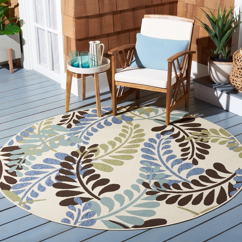 SAFAVIEH Veranda Donalda Indoor/ Outdoor Waterproof Patio Backyard Rug