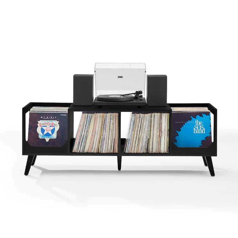 Crosley Asheville Low Record Storage Console
