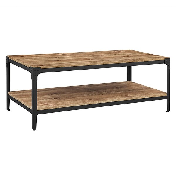 Delacora WE-BD46AICT 24" Wide Industrial Laminate Top Steel Framed Coffee Table
