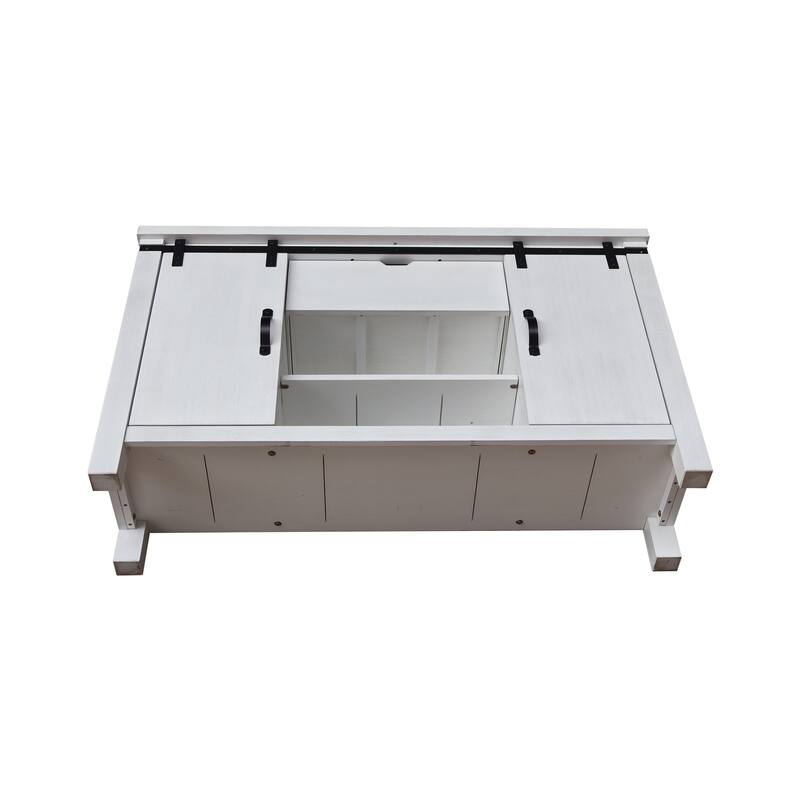 Solid Wood Barn Door Server