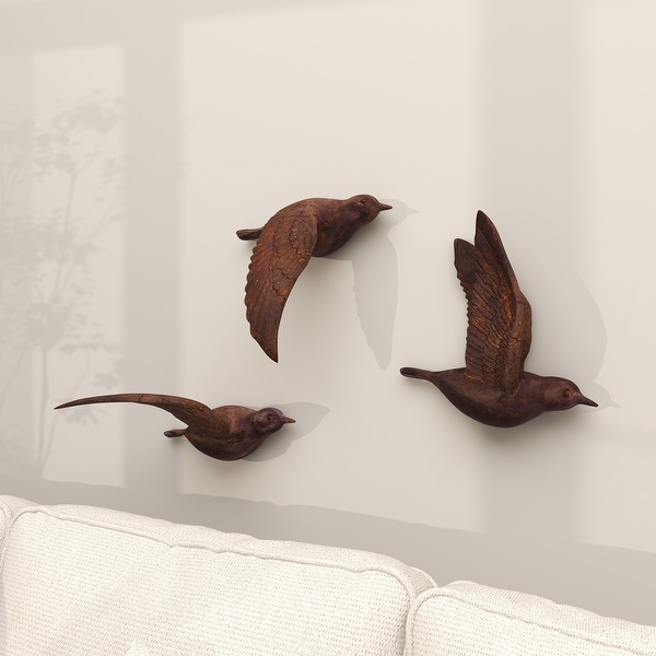 金属の鳥の置物 ダークブラウン 金色アクセント 金属の鳥の置物 ダークブラウン 金色アクセント 金属の鳥の置物 ダーク