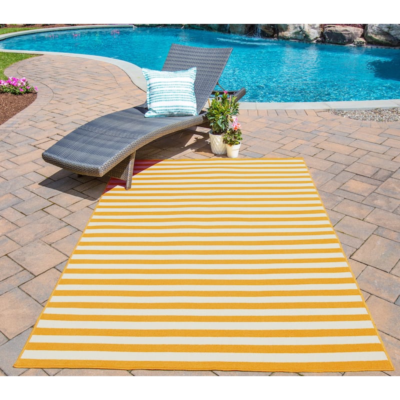 Momeni Baja Stripe Indoor Outdoor Rug