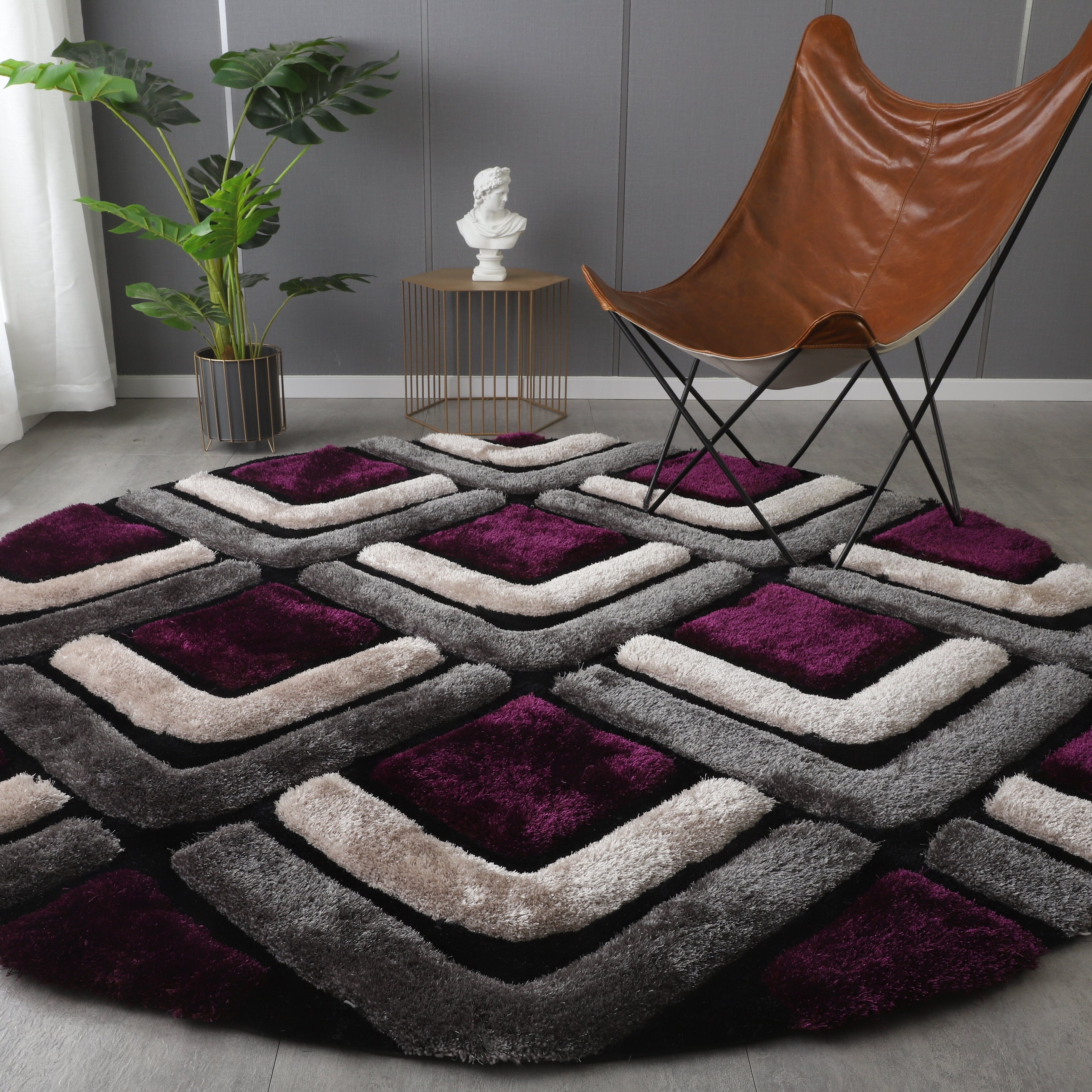Mateos Shag Collection Area Rug - On Sale - Overstock - 30932953