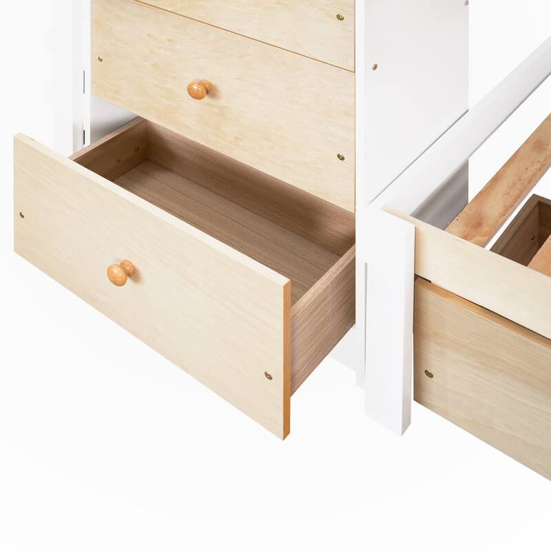 Twin over Twin Loft Bunk Bed