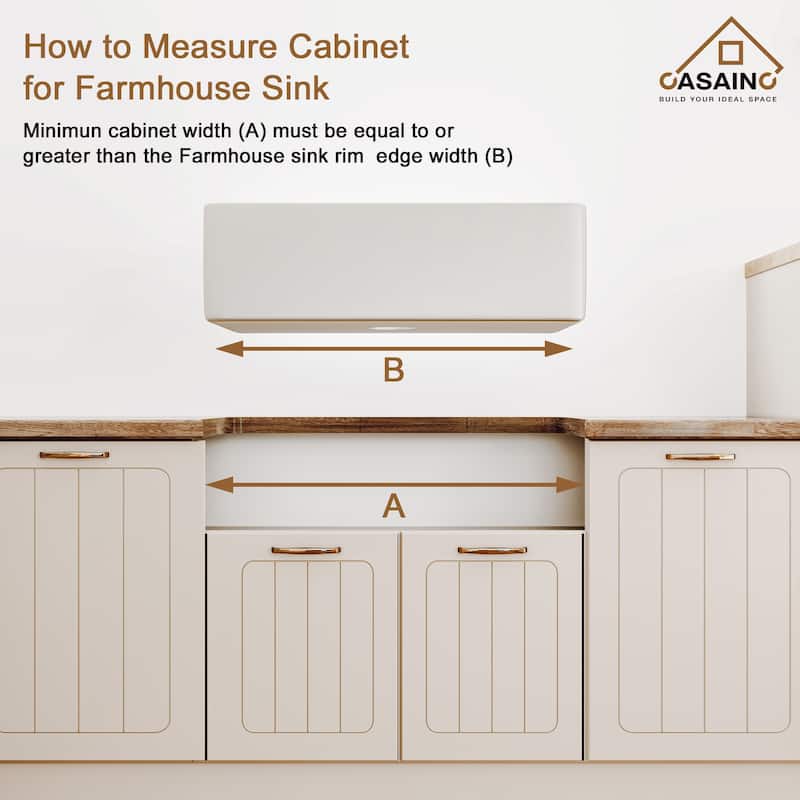 All-in-One Kit Fireclay Single Bowl Farmhouse/Apron-Front Kitchen Sink with Pull Down Sprayer Kitchen Faucet and Accessories