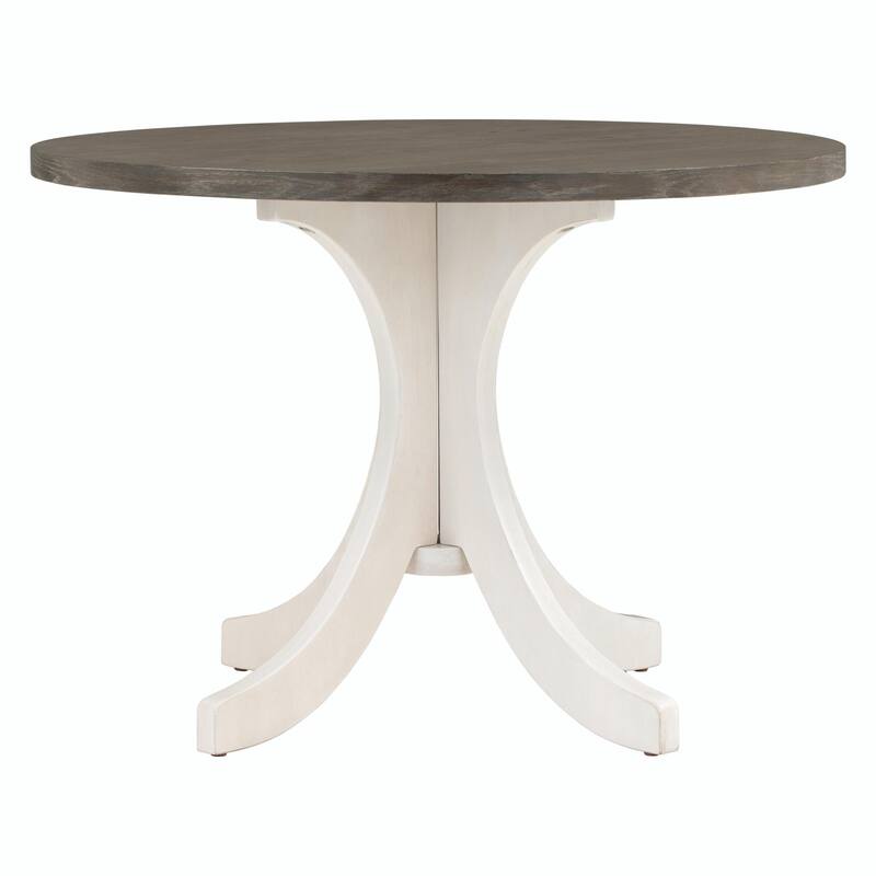6-Piece Wood Dining Table Set, Kitchen Table Set with Upholstered Bench and 4 Dining Chairs