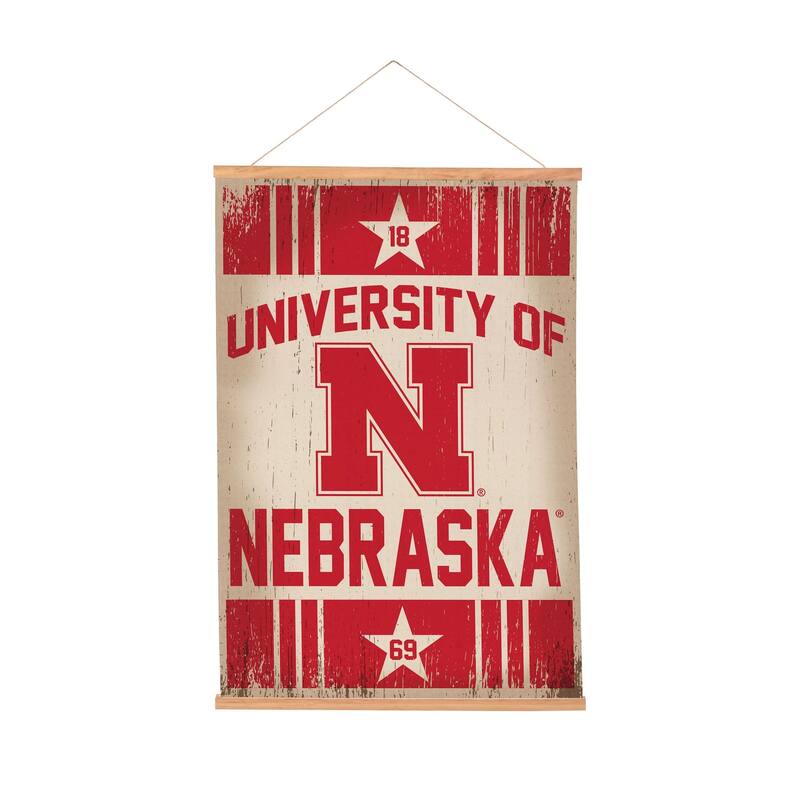 University of Nebraska Canvas Wall Tapestry