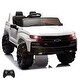preview thumbnail 22 of 23, 24V Kids Electric Vehicle Baby Car Licensed Chevrolet Silverado White