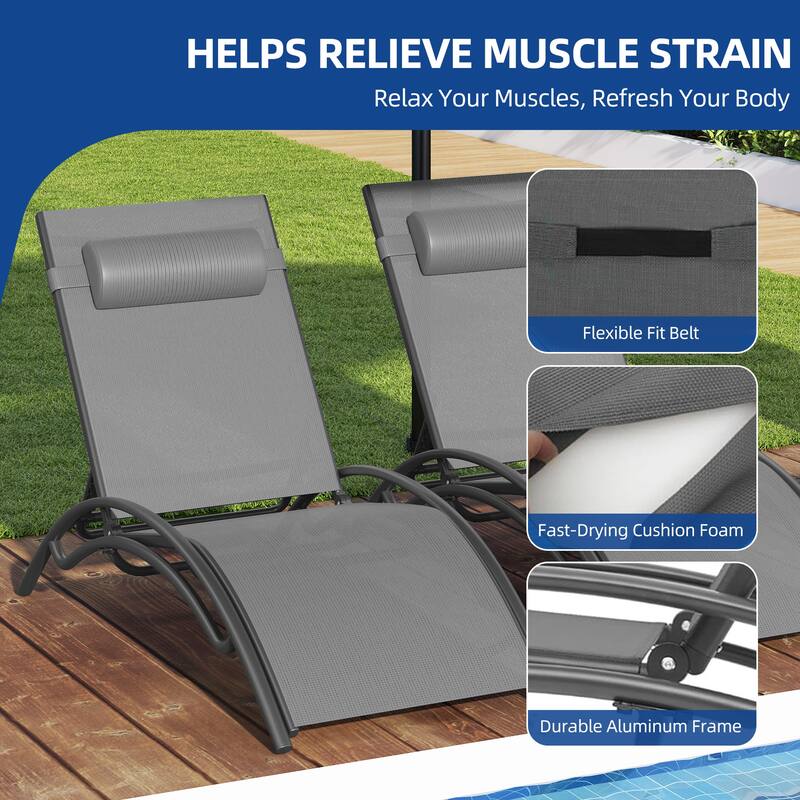 Lounge Chair And Side Table (3-Piece Set)