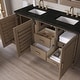 preview thumbnail 16 of 33, James Martin Vanities Portland 60" Double Vanity, Whitewashed Walnut