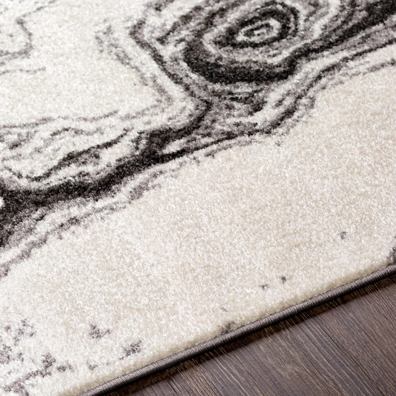 Madeline Mystic Black & Grey Area Rug - 7'11" x 10'