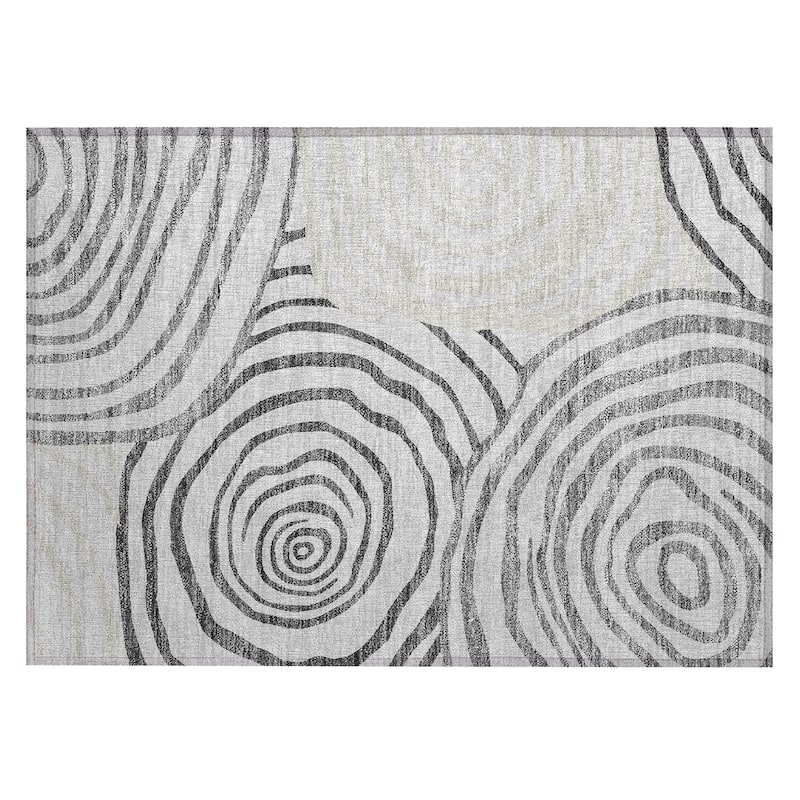 Machine Washable Indoor/ Outdoor Chantille Contemporary Dimensions Rug