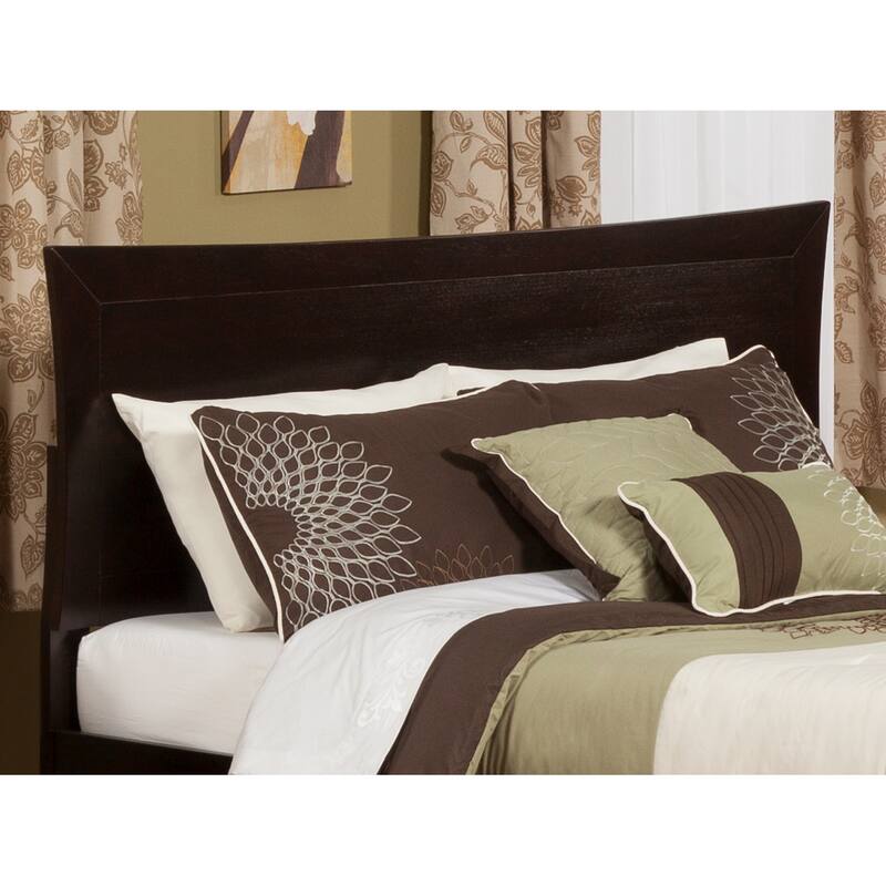 AFI Metro Headboard with Attachable Charger - Espresso - Queen