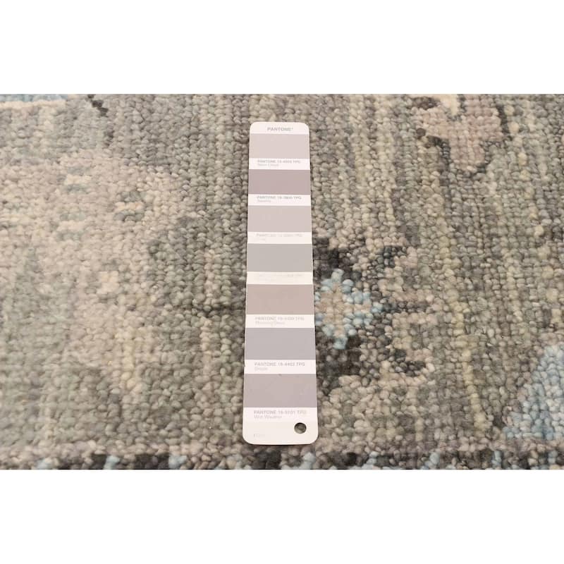 ECARPETGALLERY Hand-knotted Jules Serapi Grey Wool Rug - 8'0 x 9'10