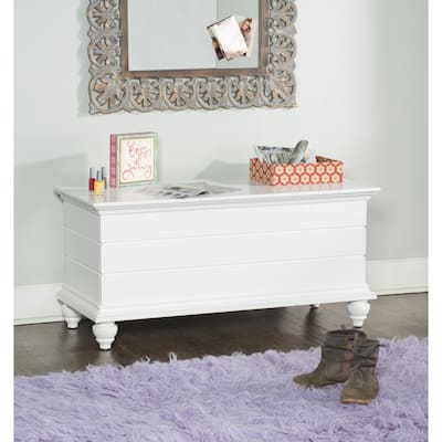 Rectangular Storage Chest - 40.5" - White