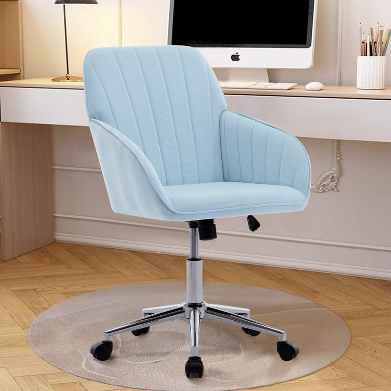 Ergonomic Adjustable Office Chair with Lumbar Support, Swivel Design, and Memory Foam Cushion