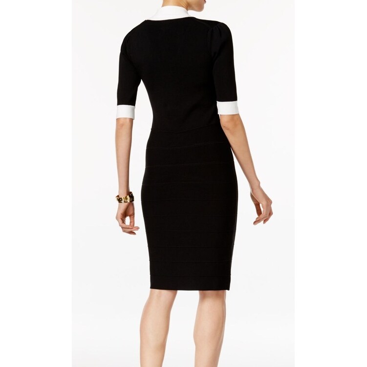 collared sweater dress