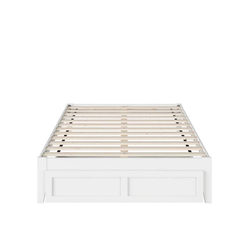 AFI Colorado Platform Bed with Foot Drawer and Charging Station