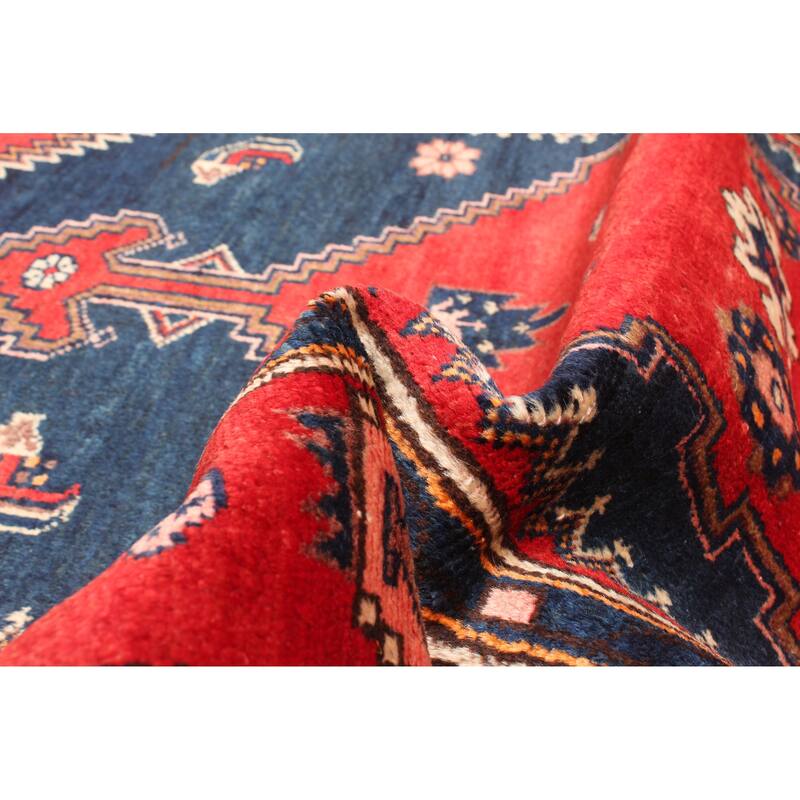 ECARPETGALLERY Hand-knotted Konya Anatolian Red Wool Rug - 3'10 x 7'3