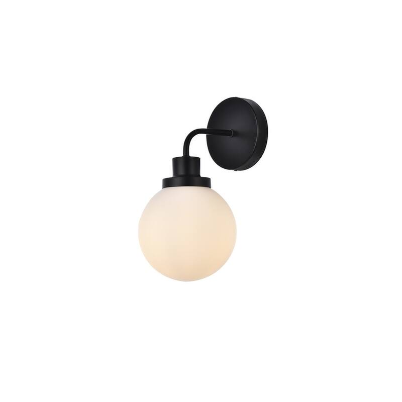 Hudson 1-light Bath Sconce with Frosted Globe Shade