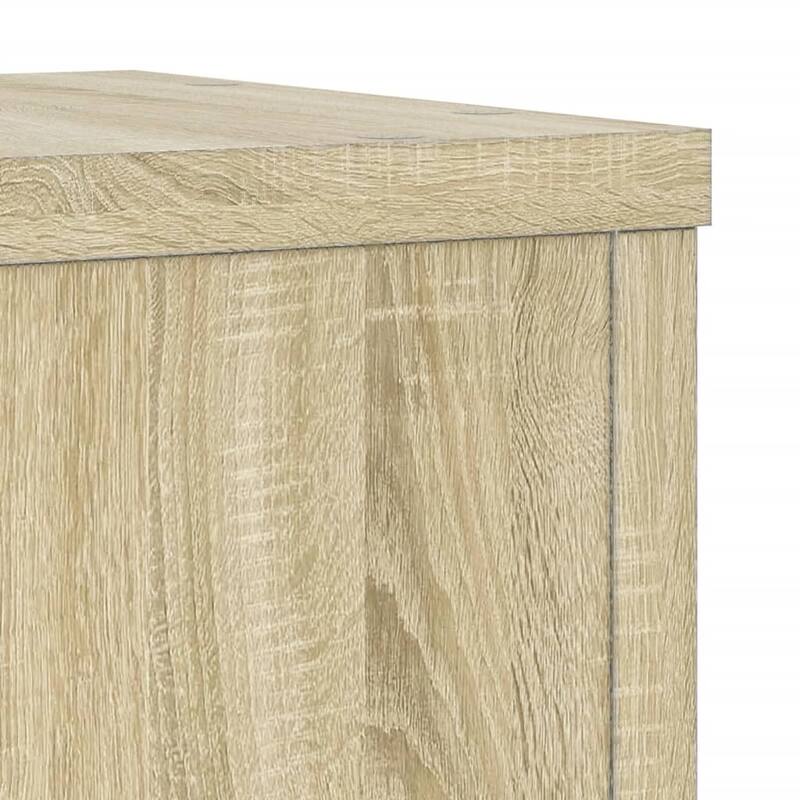 vidaXL Plant Stand Set of 2 Oak Engineered Wood