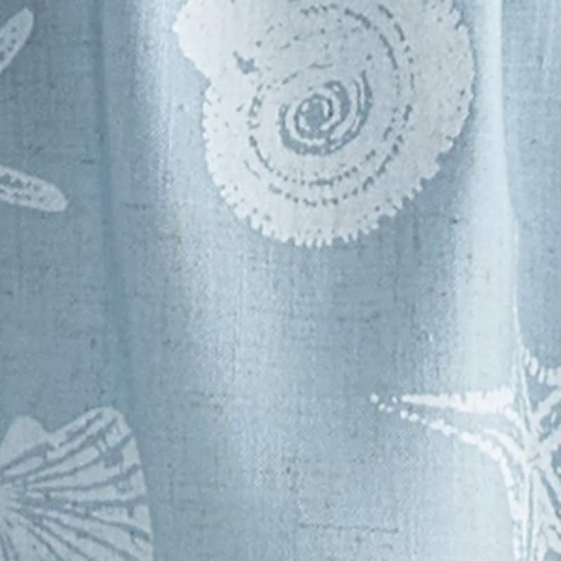 Coastal Seashells Valance, Swag and Tier Pair Curtain Collection