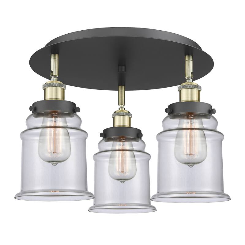 Innovations Lighting Canton - 3 Light 18" Flush Mount