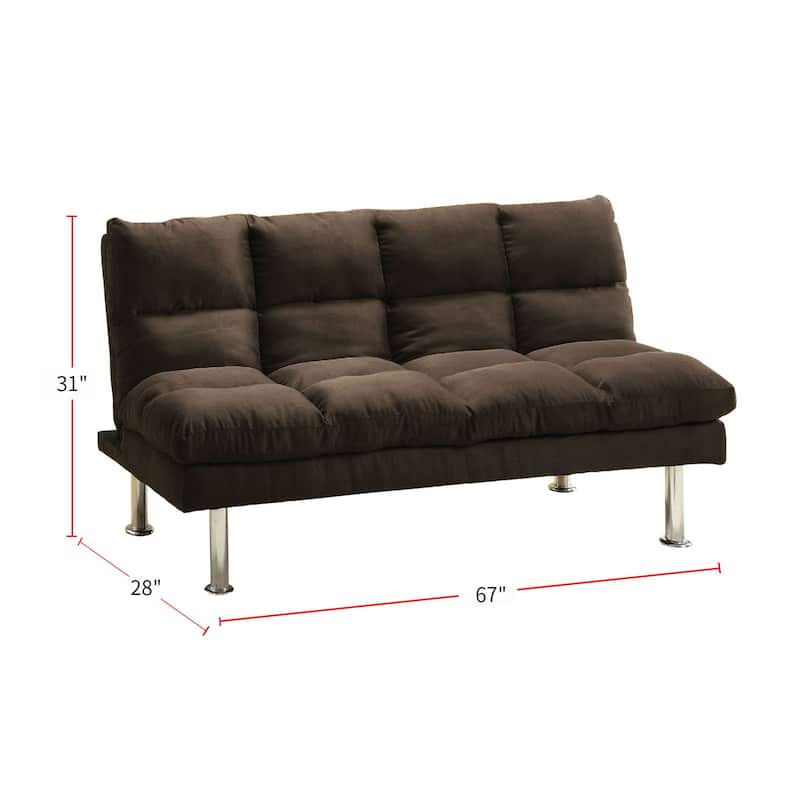 Microfiber Convertible Sleeper Sofa