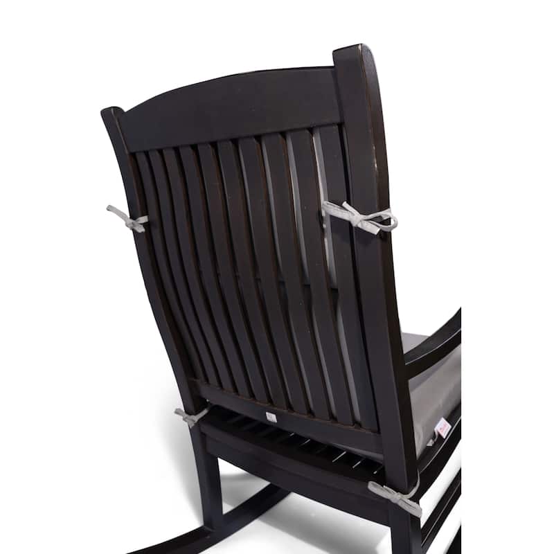 Sunbrella® Stripe Sunbrella Fabric 1 Piece Indoor/Outdoor Two Ply High Back/Recliner Cushion, 22"W x 46"L - 22"W x 46"L