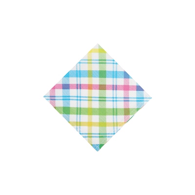 Spring Blossom Plaid Napkin Set of 6 - Set of 6