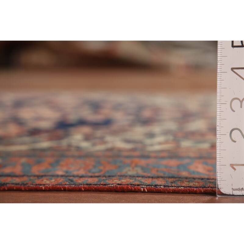 Pre-1900 Antique Sarouk Farahan Persian Rug Hand-Knotted Wool Carpet - 4'3" x 6'2"