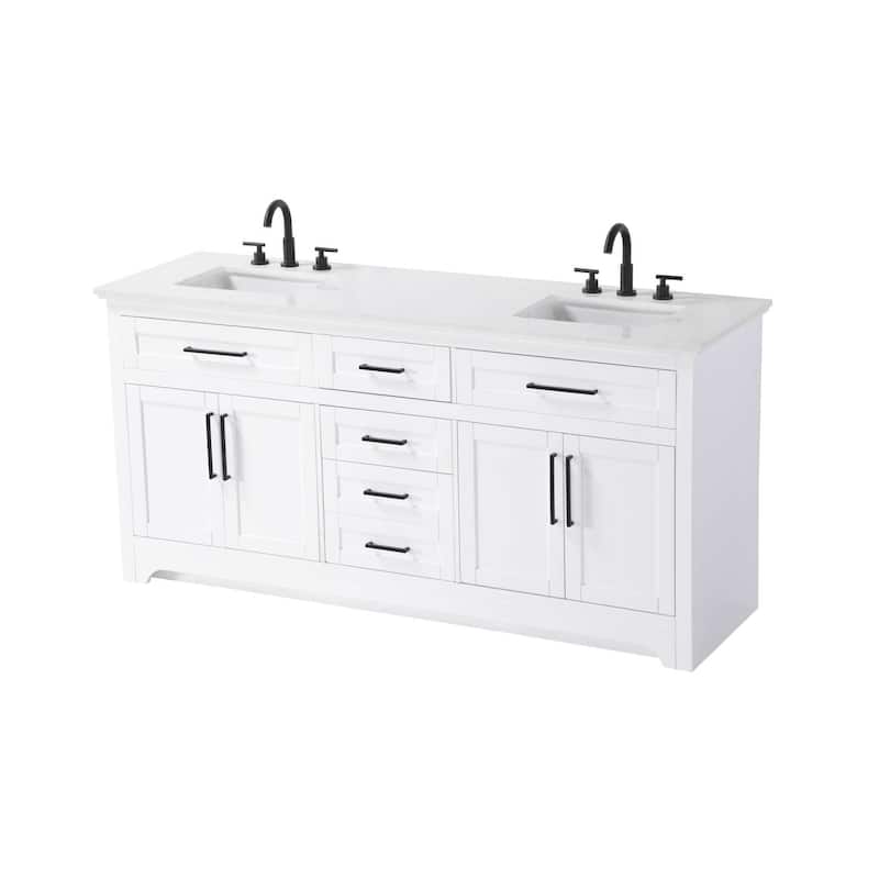 Nathaniel Double Bathroom Vanity (54-84 inch)