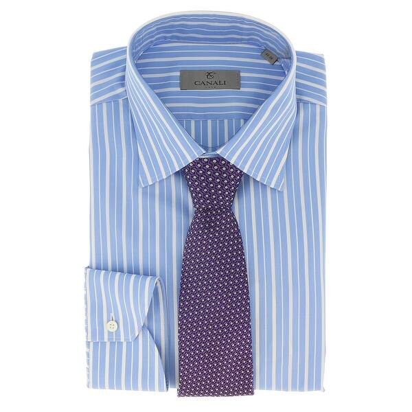 Canali Blue Stripe Formal Shirts Men Mens Clothing Continually at the forefront of men's. canali blue stripe formal shirts men